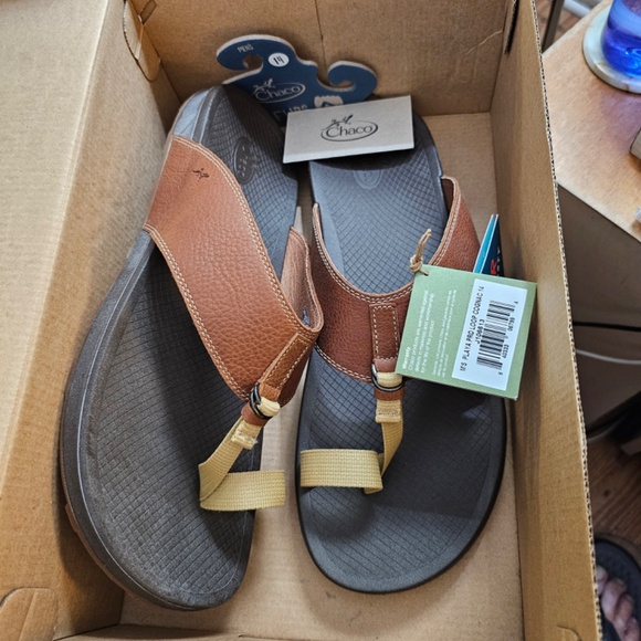 Chaco Men's Playa Pro Loop sandals w/toe loop, arch support - 14 0139 - NIB - Picture 5 of 7
